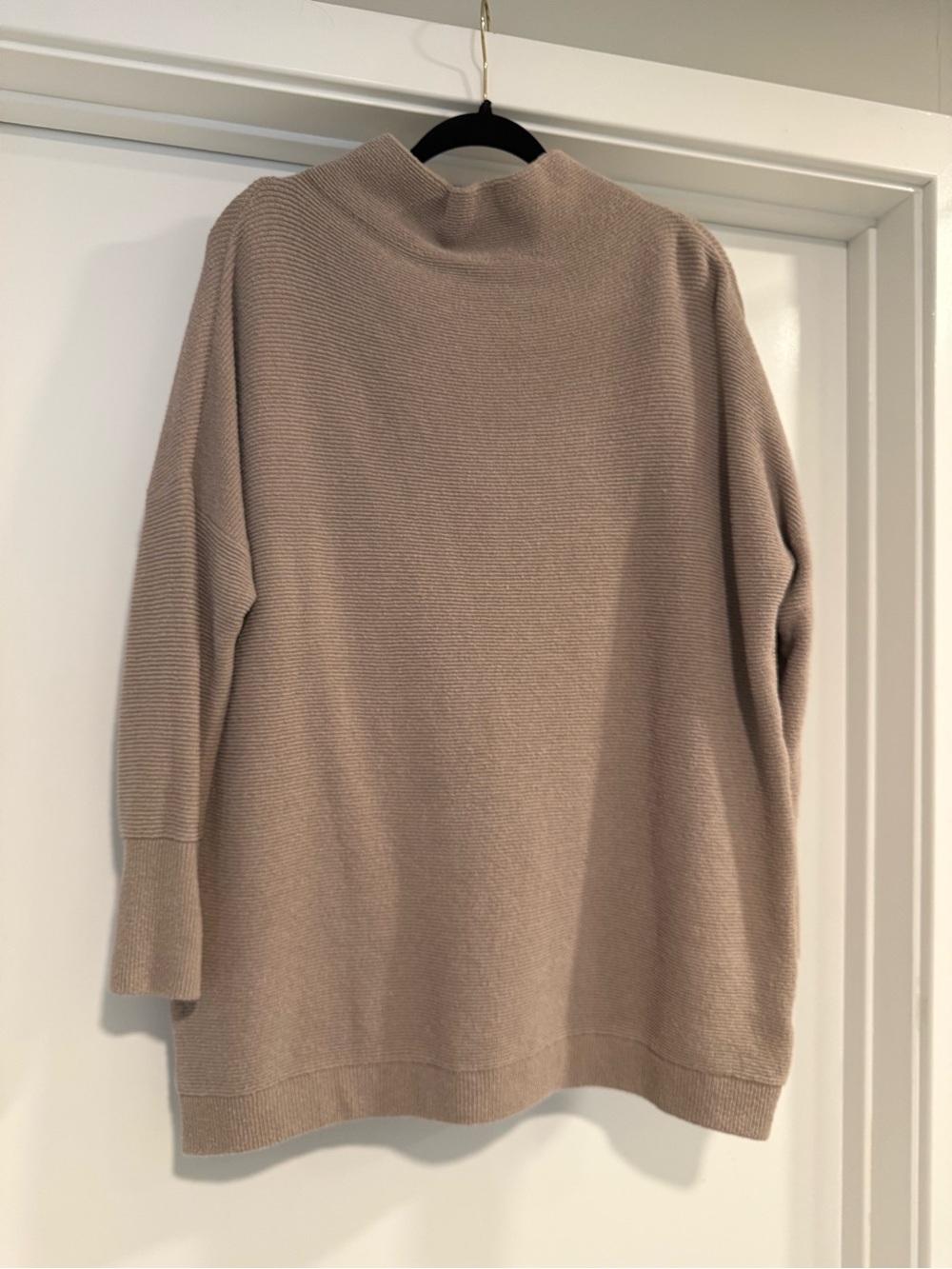 Free People Ottoman Slouchy Ribbed Mock Neck Tunic